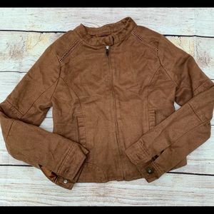 Kids suede jacket